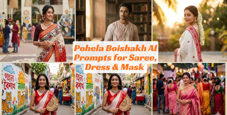 Pohela Boishakh Saree Ai Prompt