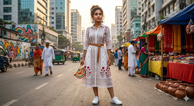 Pohela Boishakh Saree Ai Prompt
