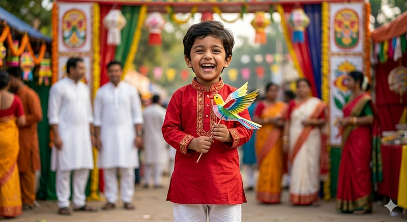 Pohela Boishakh Saree Ai Prompt