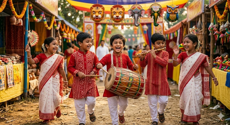 Pohela Boishakh Saree Ai Prompt