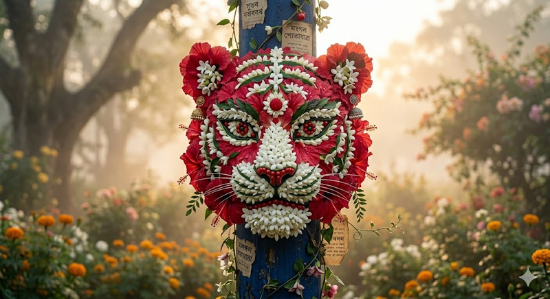 Pohela Boishakh Saree Ai Prompt