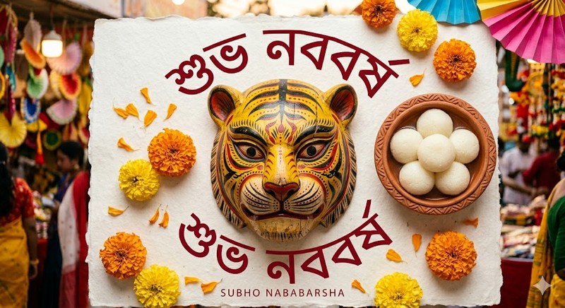 Pohela Boishakh Saree Ai Prompt