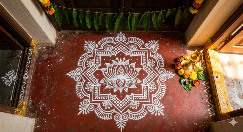 Puthandu Kolam Ai Prompts
