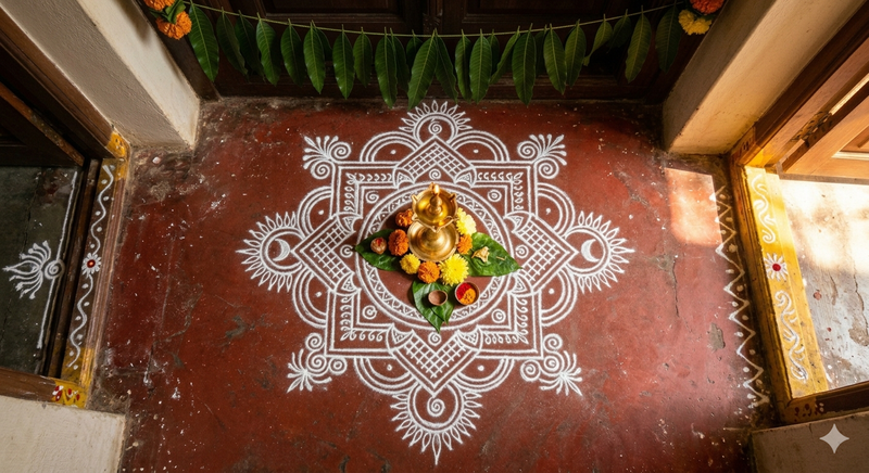 Puthandu Kolam Ai Prompts