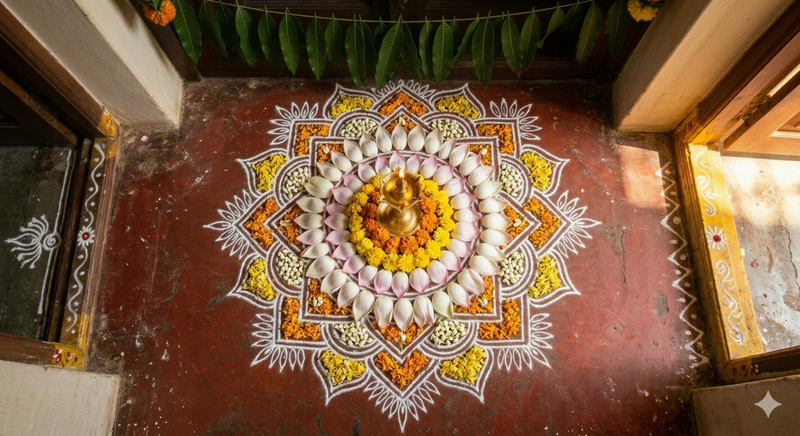 Puthandu Kolam Ai Prompts