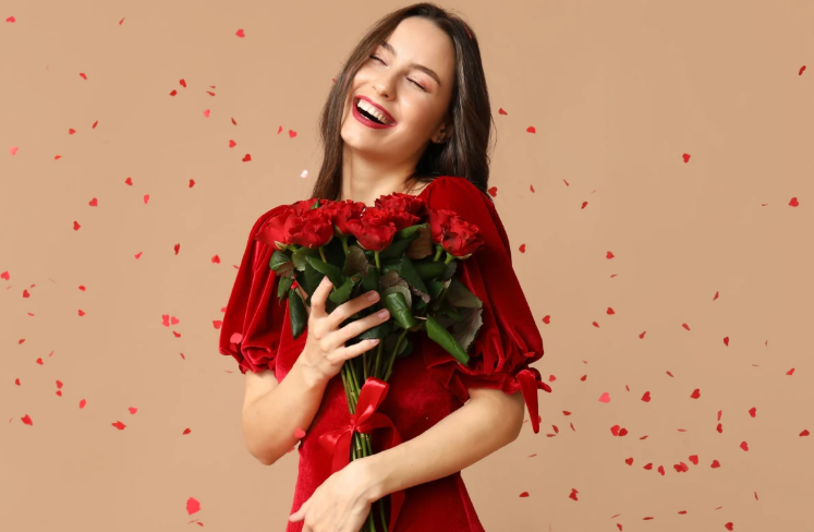 Rose Day Gemini Prompt for women