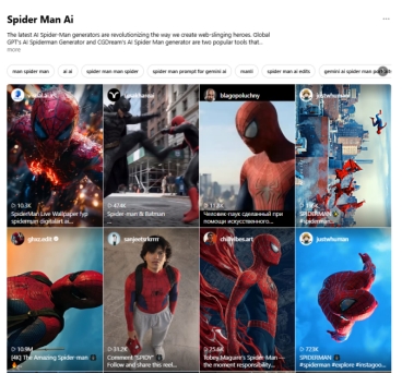 Spider Man Prompt