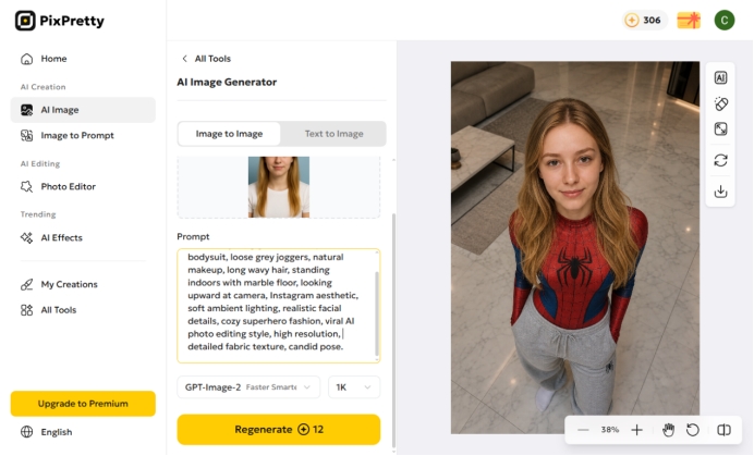 Spider Man Prompt