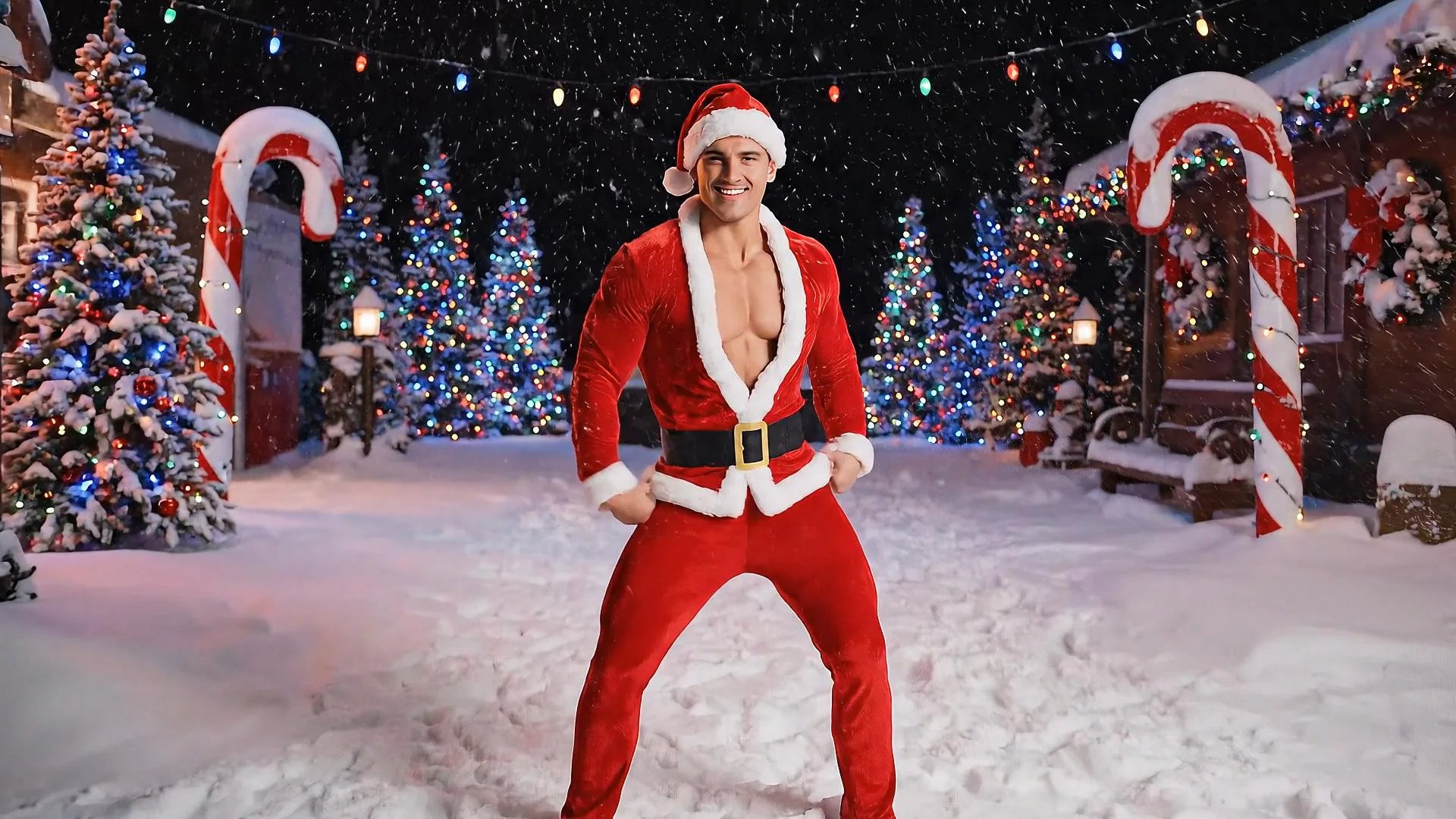 christmas ai portraits man