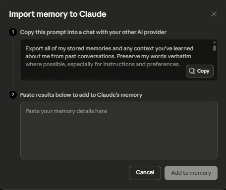Transfer Chatgpt Chats to Claude