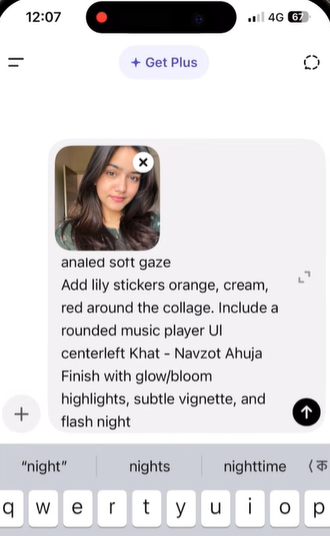 Trending Collage AI Foto Prompt