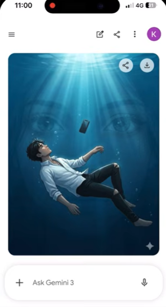 Underwater Anime Style Video Editing Prompts