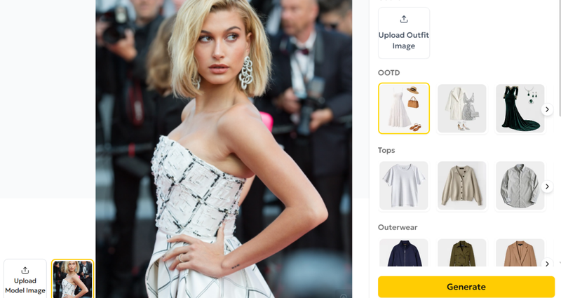 Upload Photo and Dress for Preview