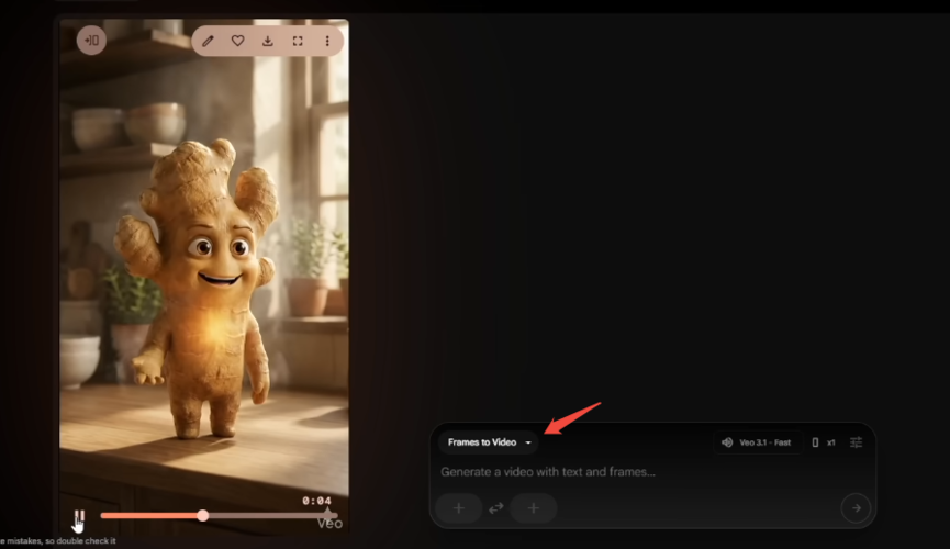 viral AI talking food videos flow
