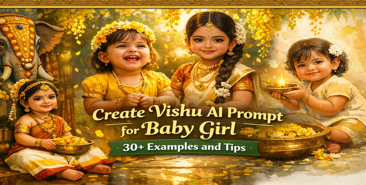 Vishu Ai Prompt for Baby Girl