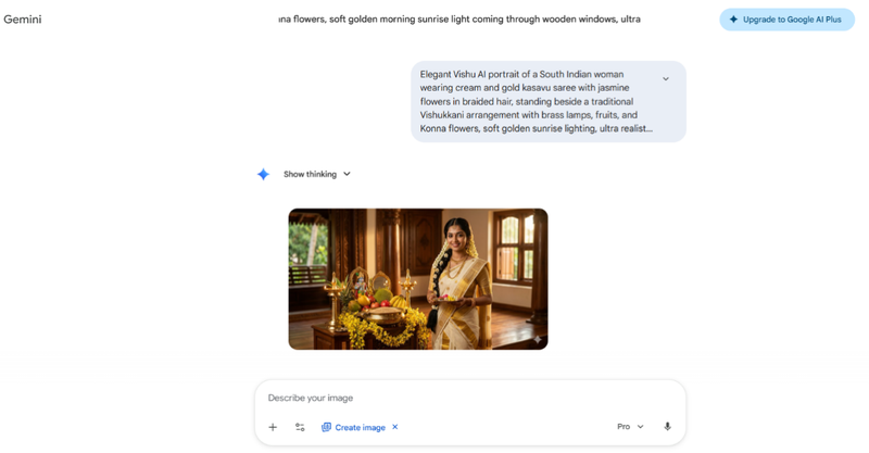 Vishu Ai Prompt for Women