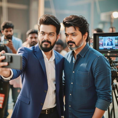 Jana Nayagan Backstage Ai Images