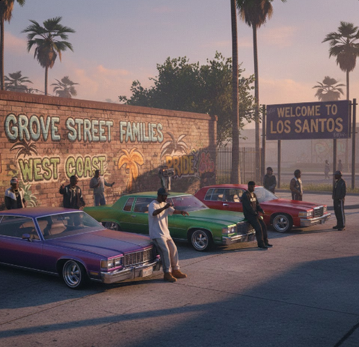 90s hip-hop street scene