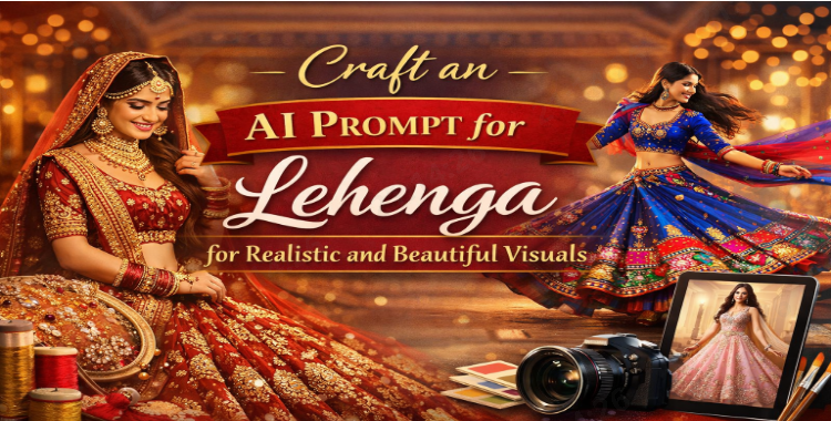 AI prompt for Lehenga