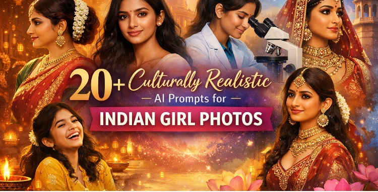 AI prompts for Indian girl photos