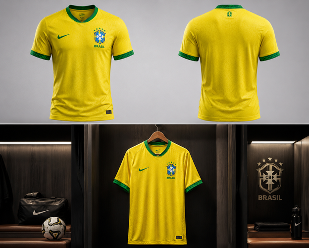 Minimalist Locker Room with Hanging Jersey