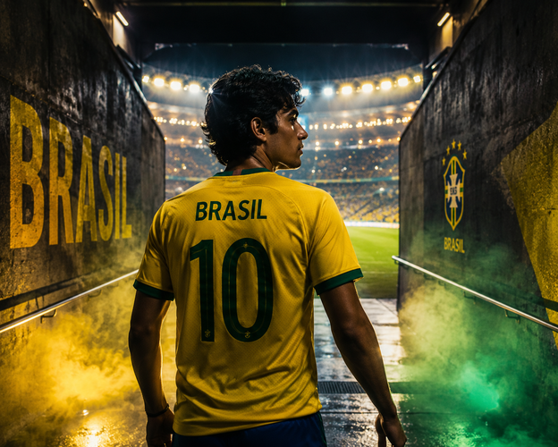 Brazil Jersey on Magazine Cover 1