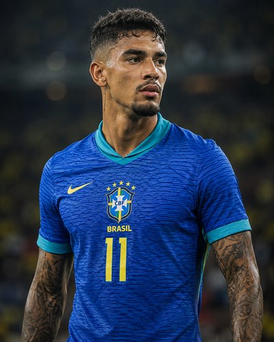 Brazilian Street Football Portrait Golden Hour