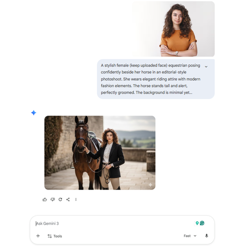 Creating My Own Imge with a Horse