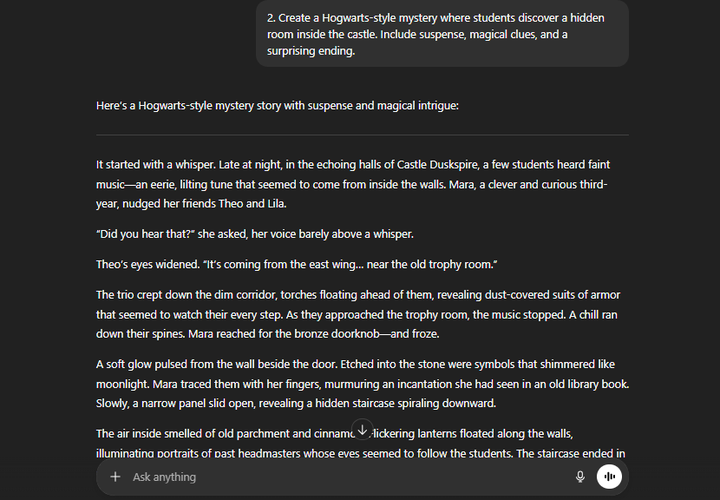 Harry Potter writing prompts