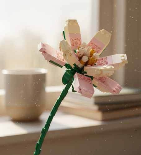Lego Flower Blooming Time Lapse