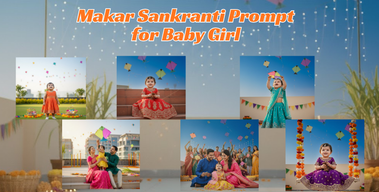 Makar Sankranti Prompt for Baby Girl