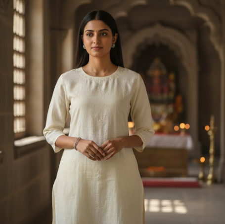 Modest pastel Indian kurti