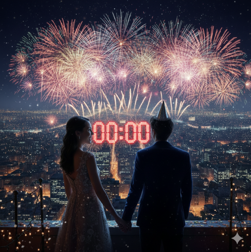 NYE 2026 celebrations with wife