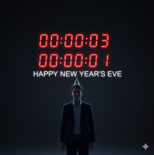 NYE 2026 Minimal studio