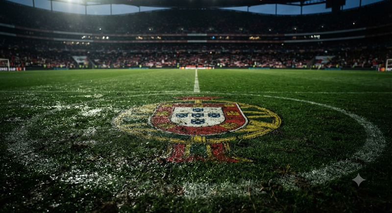 Dewy Stadium Turf with Portuguese Crest