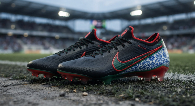 Azulejo Patterned Futuristic Football Boots