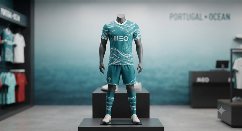 Teal White Wave Pattern Kit