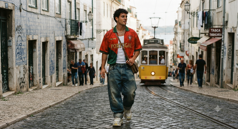 Male Model in Portugal Jersey Lisbon