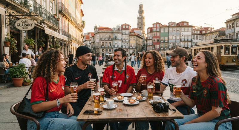 Gen Z Fans in Portugal Jerseys