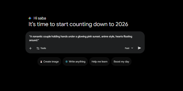 Romantic anime couple at sunset