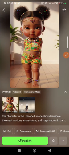 TikTok 趨勢直式 AI 跳舞影片