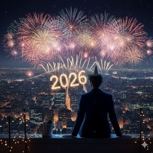 watching NYE 2026 on Terrace