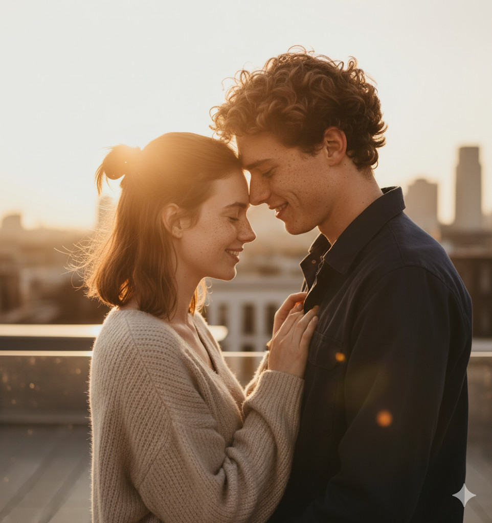 golden hour rooftop romance gemini ai