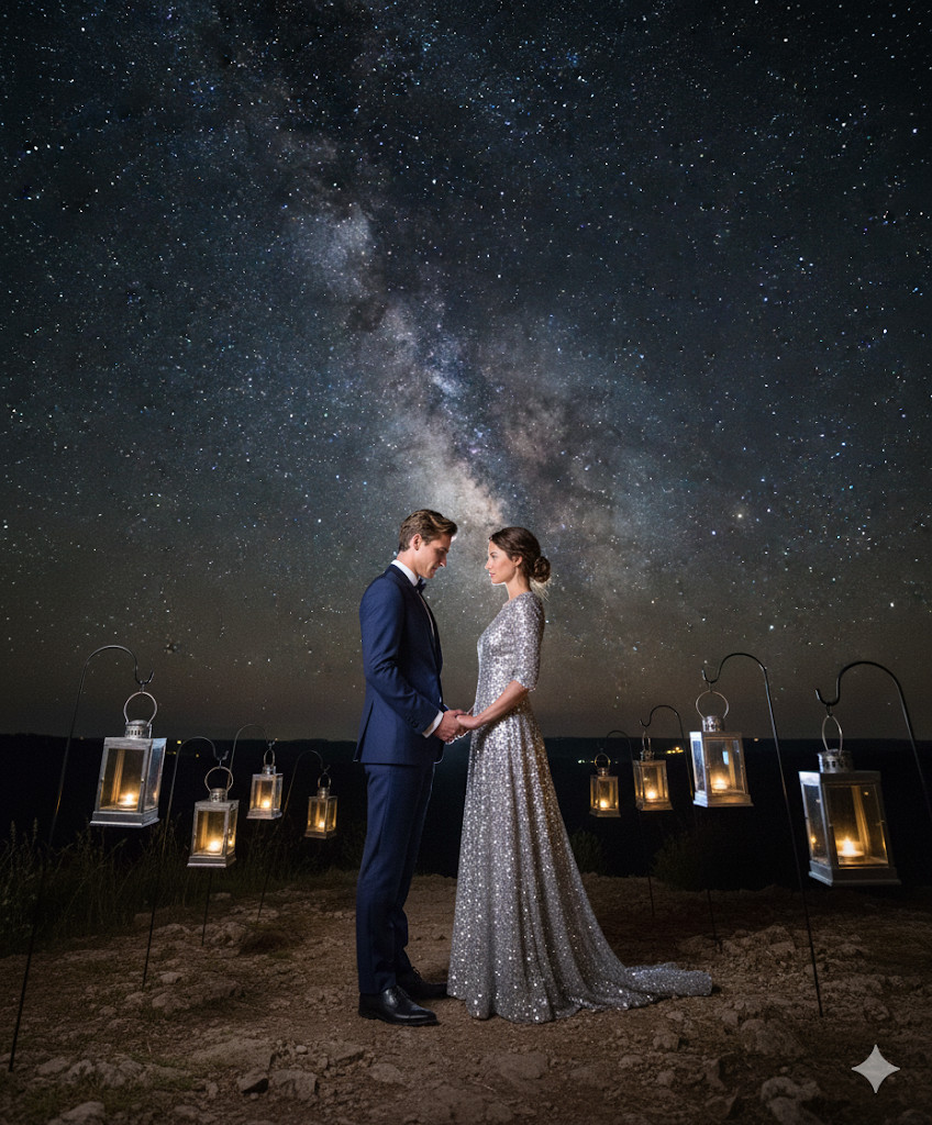 starry night elopement gemini ai