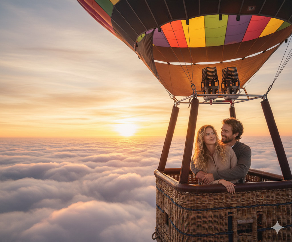 hot air balloon ride gemini ai