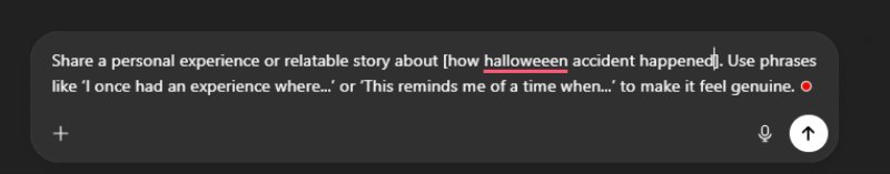 add personal stories