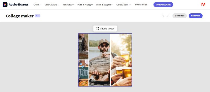 Adobe express collage template
