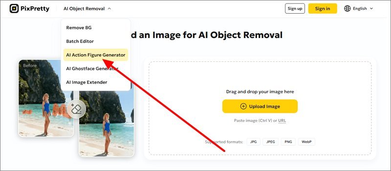 quot; AI action figure generator