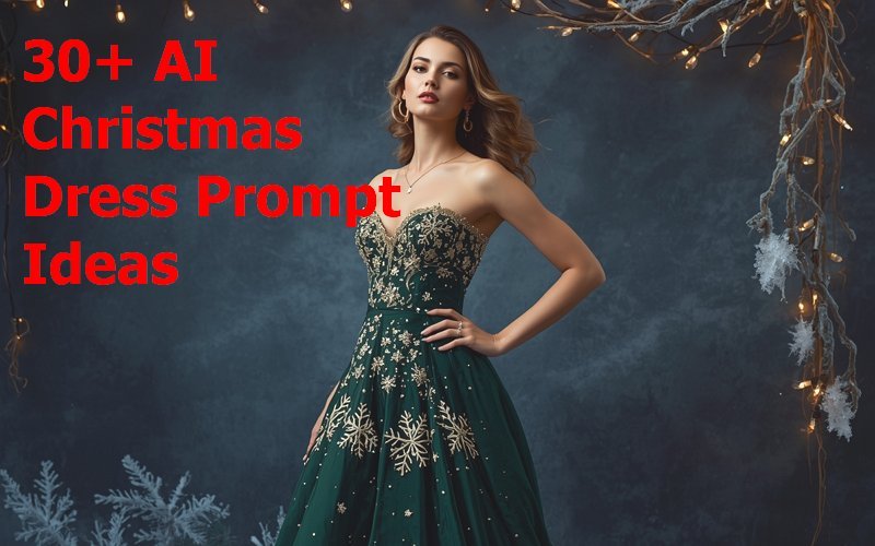 Alt" AI Christmas dress prompt ideas"