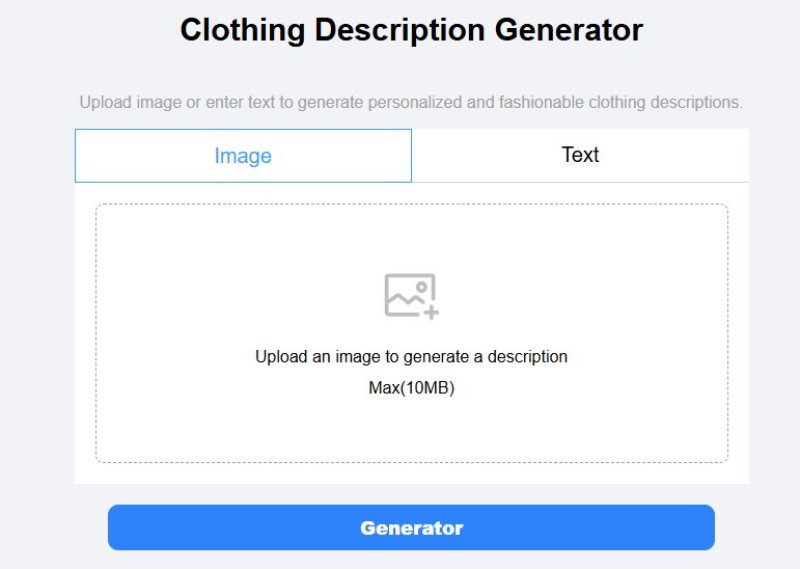 KI Outfit Description Generator